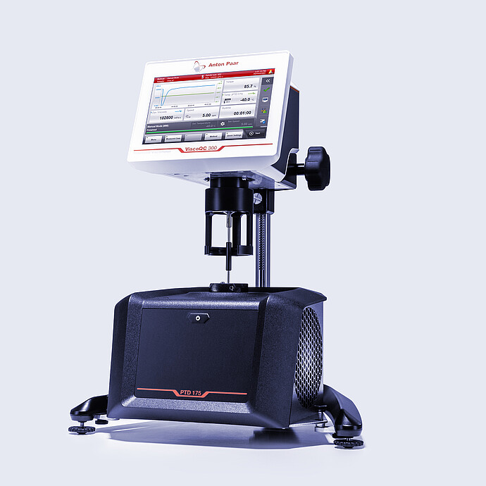 ViscoQC ASTM D2983 旋转粘度计配备 PTD 175 Peltier temperature device，适用于润滑油低温粘度测试。