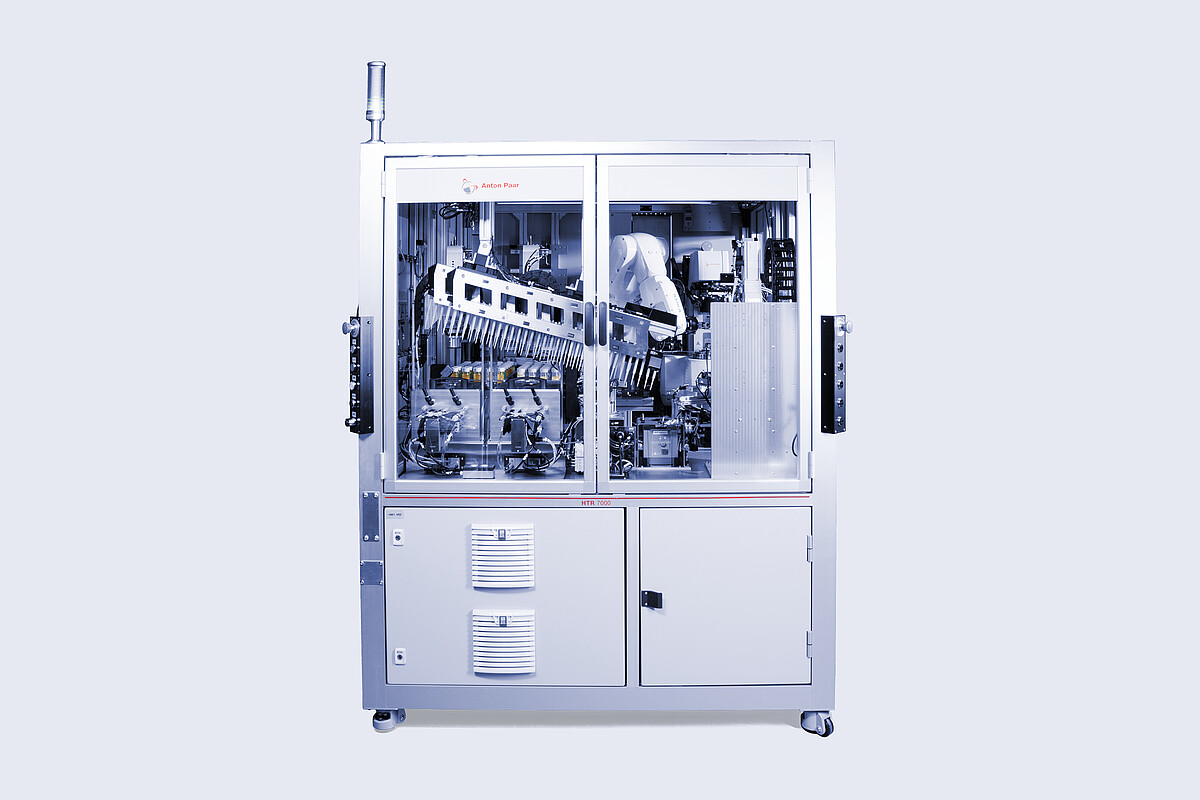 自动化流变仪工作流程: HTR 7000