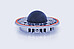 DHS 1100 domed hot stage with graphite dome and circular sample holder for four-circle goniometers.