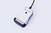 Anton Paar Enzymatic Reader digital ethanol meter with illuminated button and USB cable on light gray background.